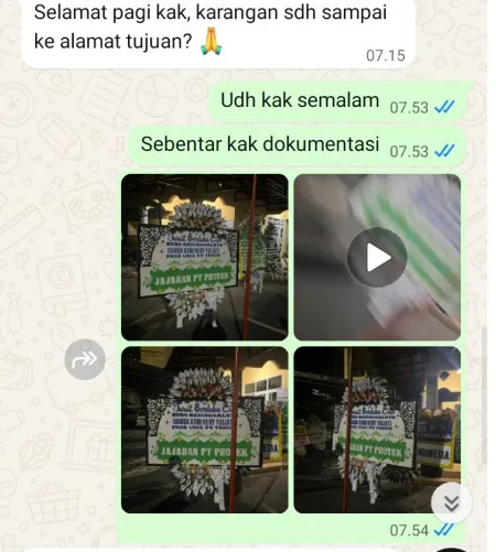 Pengiriman Papan Bunga Selamat Yasmin Bogor