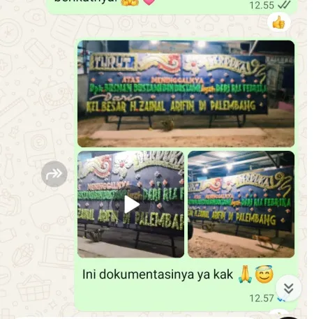 Pengiriman Papan Bunga Duka Yasmin Bogor