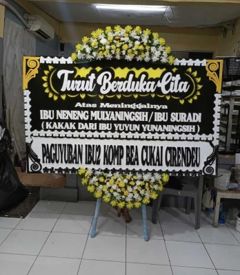 Papan Bunga di Yasmin Bogor