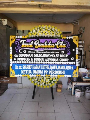 Papan Bunga di Yasmin Bogor